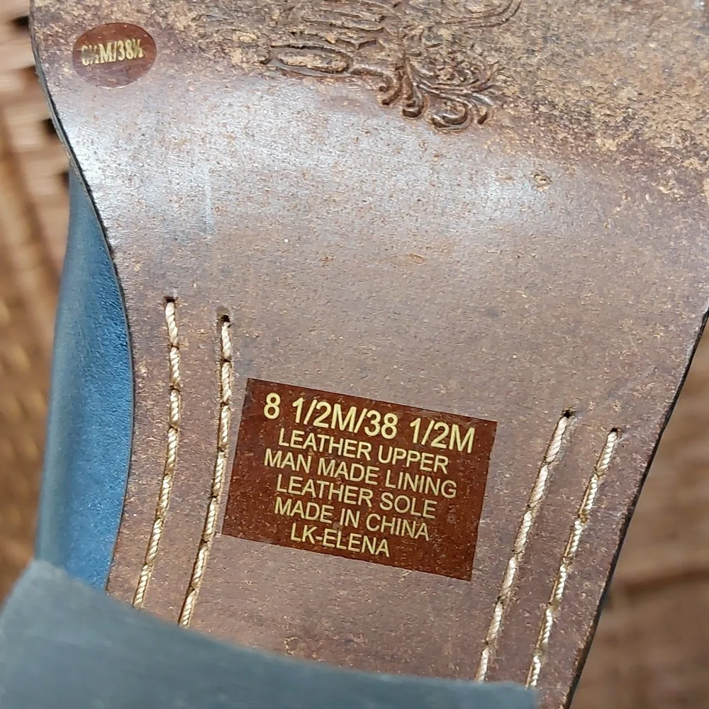 Lucky Brand Elena Boot In Blue 8.5 - Picture 12 of 16